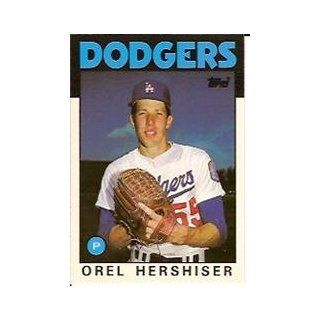 1986 Topps Tiffany #159 Orel Hershiser UER /5000 Sports Collectibles