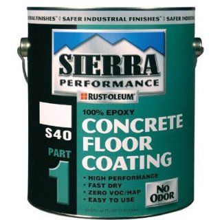 Sierra PerformanceTM S40 Concrete Epoxy Floor Coatings   voc satin clear s40 concrete epoxy floor coat [Set of 2]   Epoxy Adhesives  