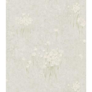 Brewster 56 sq. ft. Iris Floral Wallpaper 149 59104