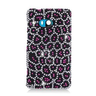 Aimo Wireless NK810PCDI163 Bling Brilliance Premium Grade Diamond Case for Nokia Lumia 810   Retail Packaging   Pink Leopard: Cell Phones & Accessories