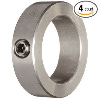 Ruland SC 4 SS Set Screw Shaft Collar, Stainless Steel, .250" Bore, 1/2" OD, 9/32" Width (Pack of 4): Setscrew Shaft Collars: Industrial & Scientific