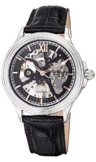 Stuhrling Original Men's 167.33151 Classic Delphi Priam Automatic Skeleton Black Watch: Watches