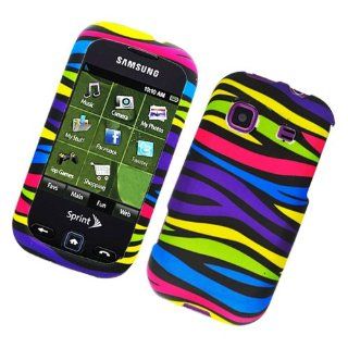 SAM Trender M380 Rubber Case Rainbow Zebra 159: Cell Phones & Accessories