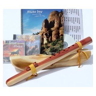 Windpony Key of G#, 6 Hole Cedar Native American Style Flute, Book & 3 CDs (Retail Value $159.95): Musical Instruments