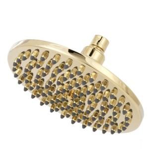 Pegasus Sunflower 8 in. 1 Spray Showerhead with Easy Clean Jets in Polished Brass S1117802PBV