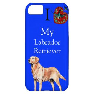 I Love My Labrador Retriever Birds Flying Case iPhone 5C Cases