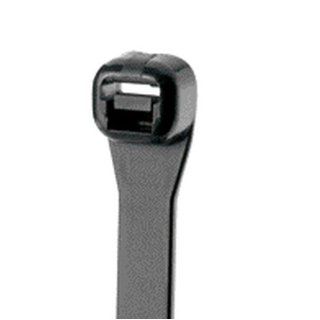 Panduit SG150I C0 Super Grip Cable Tie, Weather Resistant Nylon 6.6, Intermediate Cross Section, Curved Tip, 40lbs Min Tensile Strength, 1.5" Max Bundle Diameter, .040" Thickness, .168" Width, 6.2" Length (Pack of 100): Industrial &