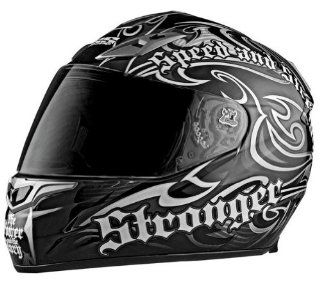 Speed and Strength DOT Vented Full Face Flip Up Anti Fog Visor Motorcycle Helmet (7 Colors)   Frontiercycle (Free U.S. Shipping) (2XL, THE POWER AND THE GLORY BLACK & DARK SILVER): Automotive