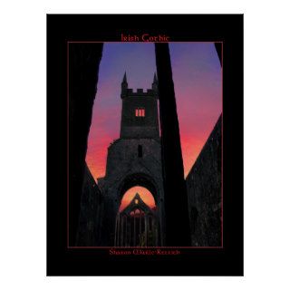 Irish Gothic Poster Print