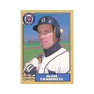 1987 O Pee Chee #209 Alan Trammell: Sports Collectibles