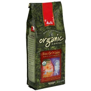 Melitta World Harvest Coffee Sun & Moon Organic Coffee, 10 Ounce Bags (Pack of 3) : Ground Coffee : Grocery & Gourmet Food