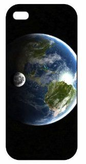 Moon Over Planet Earth, 184, iPhone 5 Premium Plastic Case, Cover, Aluminium Layer, Movie Theme Shell: Cell Phones & Accessories