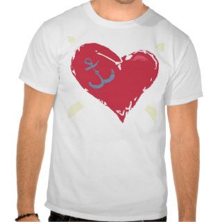 heart anchor t shirts