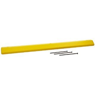 Eagle 1790Y Yellow High Density Polyethylene Parking Stop with Anchor Kit, 72" Length, 8" Width, 4" Height: Industrial & Scientific