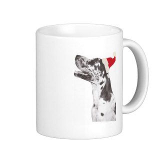 Great Dane Santa Hat Coffee Mug