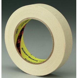 3M Scotch 234 General Purpose Crepe Paper Masking Tape, 250 Degree F Performance Temperature, 27 lbs/in Tensile Strength, 60 yds Length x 1 1/2" Width: Industrial & Scientific