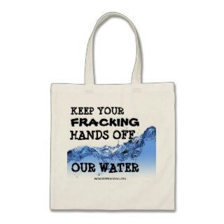 Concerned Citizens Against Fracking Canvas Bags