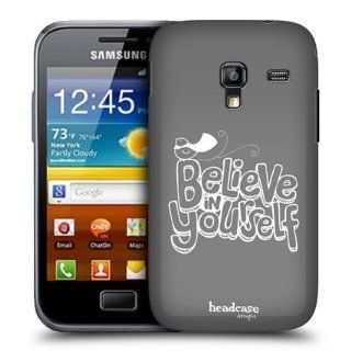 Head Case Designs Believe In Yourself Hand Drawn Typography Hard Back Case Cover for Samsung Galaxy Ace Plus S7500: Cell Phones & Accessories