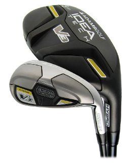 New Adams Golf   Idea Tech V3 Hybrid Irons #4/5/6 Hybrids 7 PW/GW Regular Flex Graphite/Steel : Golf Club Iron Sets : Sports & Outdoors