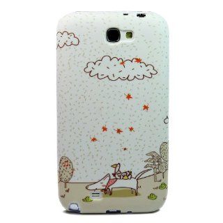 Cartoon 238 Gel TPU Soft Skin Case Cover for Samsung Galaxy Note 2 II N7100: Cell Phones & Accessories