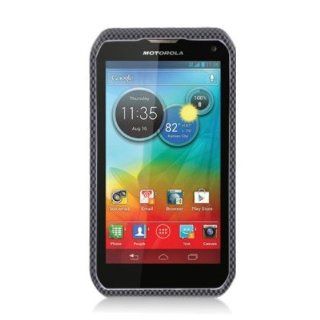 Aimo MOTXT897PCIM006 Durable Hard Snap On Case for Motorola Photon Q XT897   1 Pack   Retail Packaging   Carbon Fiber: Cell Phones & Accessories