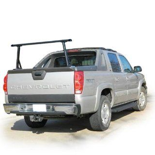 Black 1 bar ladder rack with endcaps for Cadillac Escalade EXT & Chevy Avalanche: Automotive