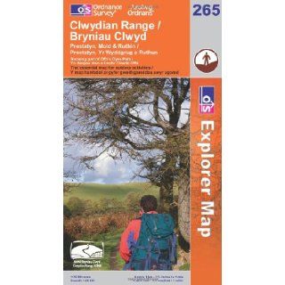 Exp 265 Clwydian Range (Explorer Maps) (OS Explorer Map): Ordnance Survey: 9780319240786: Books