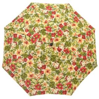 Plantation Patterns 7 1/2 ft. Patio Umbrella in Santorini Floral DISCONTINUED 9714 01220700