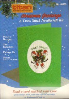 Christmas Greetings : A Cross Stitch Needlecraft Kit #81693