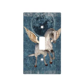 Flying White Pegasus Horse Animal Light Switch Plates