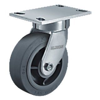 Albion 110 Series 8" Diameter X tra Soft Flat Tread Wheel Contender Kingpinless Swivel Caster, Precision Sealed Ball Bearing, 4 1/2" Length X 4" Width Plate, 675lbs Capacity (Pack of 2): Industrial & Scientific