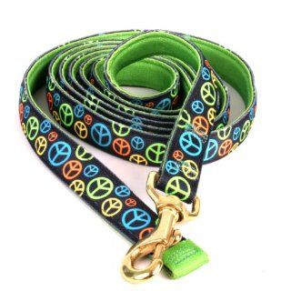 Red Haute Horse NPS1205 LD High Fashion Horse Lead, Neon Peace Signs : Horse Halters : Pet Supplies