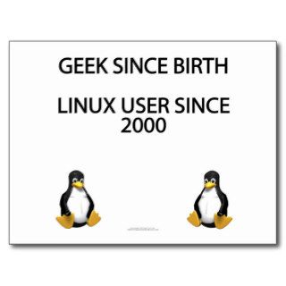 Geek since birth. Linux user since 2000. Postcard