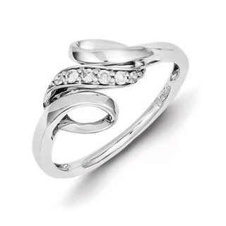 Sterling Silver Rhodium Plated Diamond Ring Cyber Monday Special: Jewelry Brothers: Jewelry