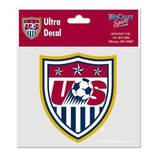 Team USA Soccer Official SOCCER 3"x4" Car Window Cling Decal : Sports Fan Automotive Decals : Sports & Outdoors