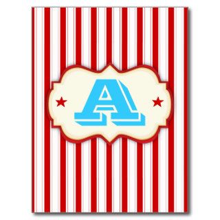 Circus Tent Carnival Make Your Own Custom Banner Postcard