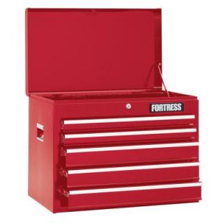 Fortress 26 in. 5 Drawer Top Chest FSD26TRED5
