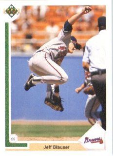 1991 Upper Deck # 382 Jeff Blauser Atlanta Braves   MLB Baseball Trading Card: Sports Collectibles