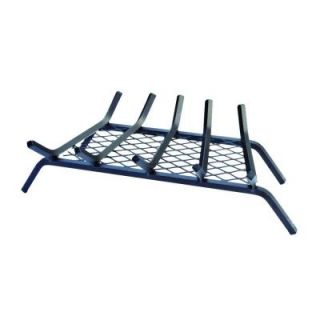 23 in. Steel Bar Fireplace Grate with Ember Retainer H56B