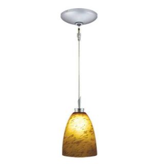 JESCO Lighting Low Voltage Quick Adapt 4 in. x 105.25 in. Amaretto Pendant and Canopy Kit KIT QAP220 AR A