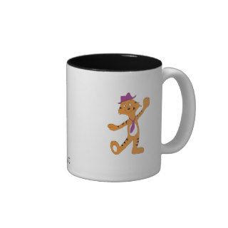 Cartoon Jazz Dancing Tiger Coffee Mug
