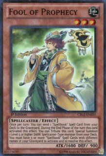 CBLZ EN035 FOOL OF PROPHECY: Cosmo Blazer (1st class shipping w/ Tracking!!! + Protective Top loader!!!) MINT 1st edition SUPER Rare Yu Gi Oh! Card: Everything Else
