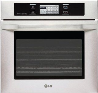 Lg LSWS305ST: LG Studio   4.7 cu. ft. Capacity 30 Built in Single Wall Oven with Convection System: Appliances