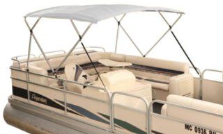 Attwood 386PGY Gray 8.5' x 8' Traditional Fabric Bimini Top: Automotive