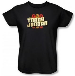 30 Rock Tgs Logo Women'S Black T Shirt NBC341 WT Shirt Size: Womens Medium: Clothing