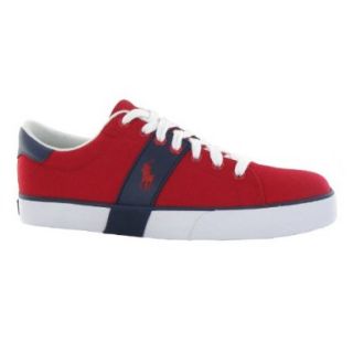 Polo Ralph Lauren Burwood Red Blue Men Trainers Fashion Sneakers Shoes