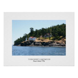 TURN POINT LIGHTHOUSE on Stuart Island Poster