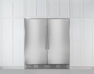Electrolux Stainless Steel Built in Refrigerator Freezer Combo with Trimkit EI32AR65JS EI32AF65JS: Appliances