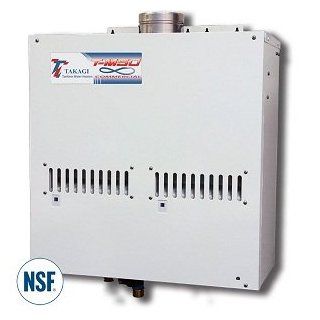 Takagi ASME Heavy Duty Commercial Natural Gas Tankless Water Heater 380, 000 BTUs T M50 ASME NG    