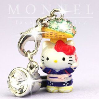ip322 Cute Hello Kitty 3D Charm Anti Dust Plug Cover for iPhone Cell Phone: Cell Phones & Accessories